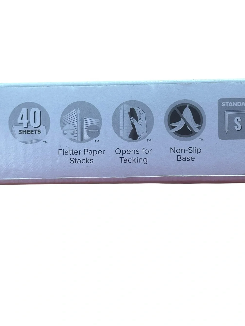 Bostitch Office Heavy Duty Stapler 40 Sheet No Jam Gold Chrome Compact New